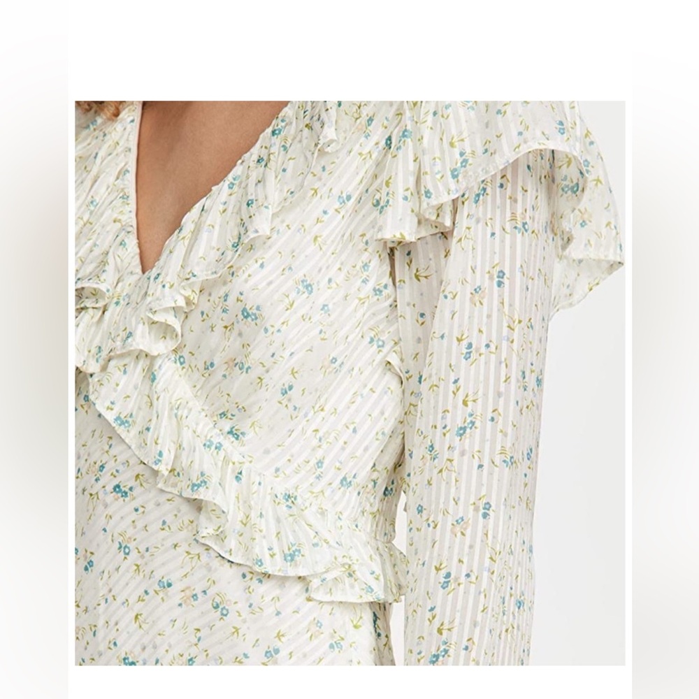 NWT Free People Sweetest Thing Ivory Floral Dress - Picture 11 of 16